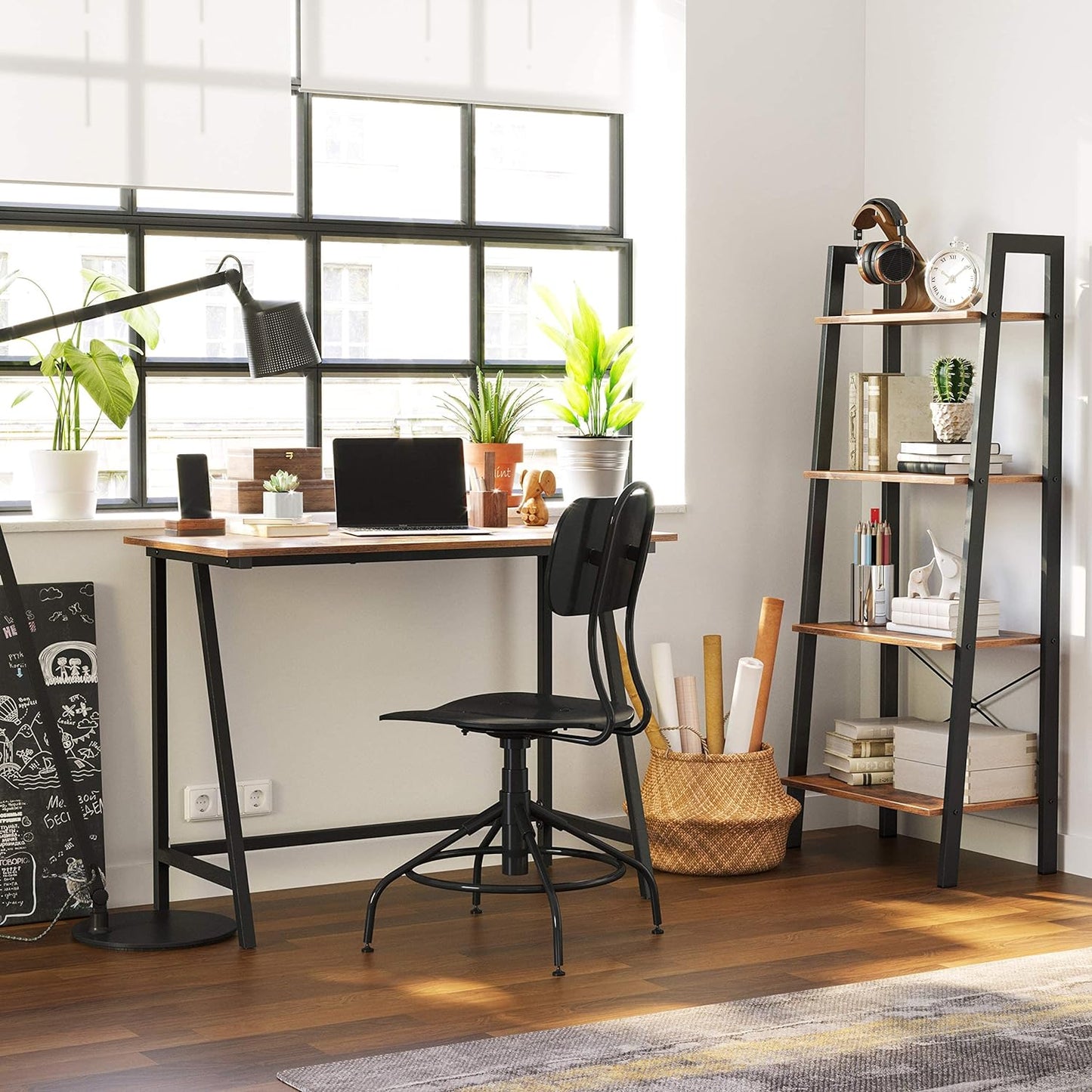 Rustic Brown Computer Desk