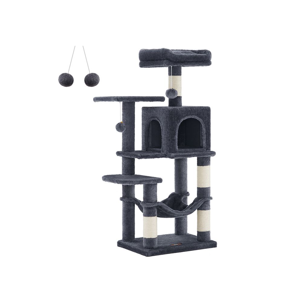 Cat Tree, Cat Condo with Hammock, 112 Cm-143 cm