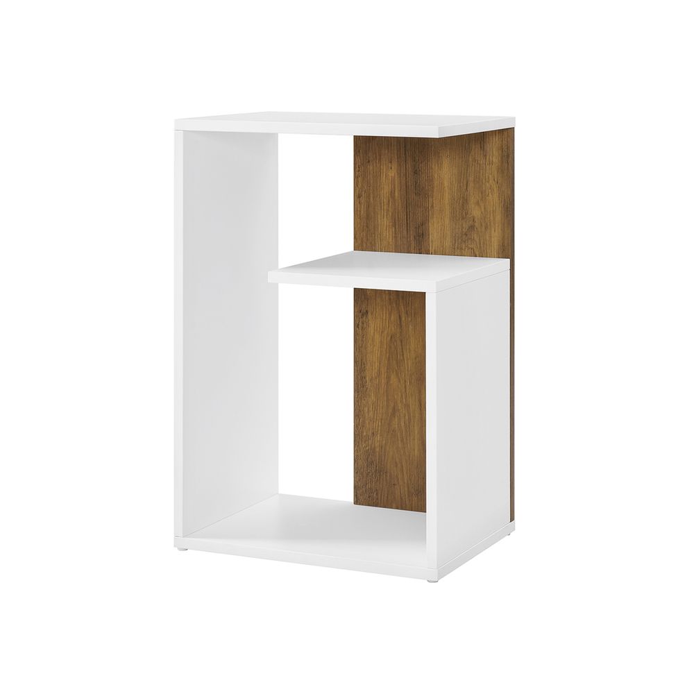 Modern Side Table, Bedside Table, Open Storage