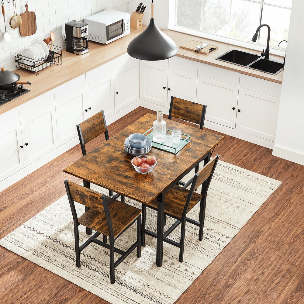 Industrial Style Extendable Dining Table and Computer Desk