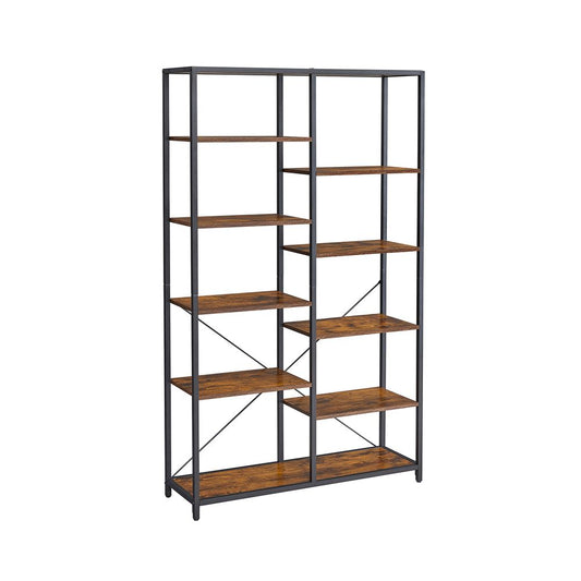 Industrial Style 5-Tier Bookcase