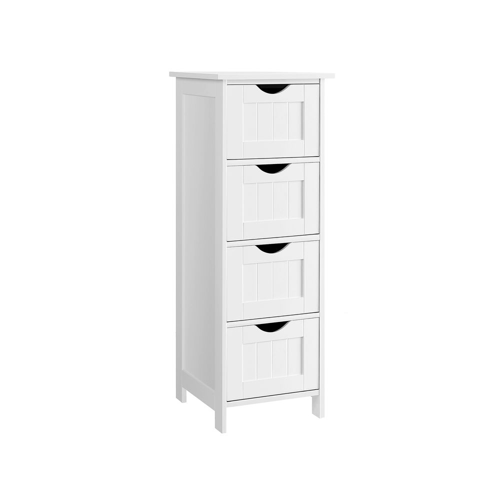 Bathroom Floor Storage Cabinet, Bathroom Storage with 4 Drawers