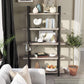 Vintage 5-Layer Bookcase Bookshelf