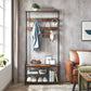 Industrial Style Coat Stand Rack, Coat and Shoe Storage Hallway