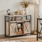 Industrial Style Dining Sideboard Kitchen Cupboard Storage Cabinet Buffet Table