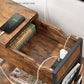 Side Table with Charging Station