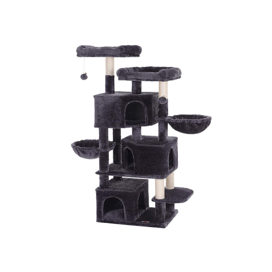 Large Cat Tree with 3 Cat Caves, 164 Cm Cat Tower