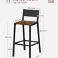 Industrial Style Set Of 2 Bar Stools