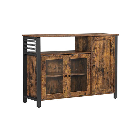 Insdustrial Style Storage Cabinet, Sideboard, Buffet Table with 3 Doors