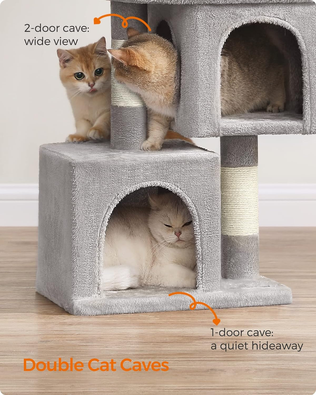 Cat Tree, 67 Cm Cat Tower, S, Cat Condo for Kittens up to 3 Kg