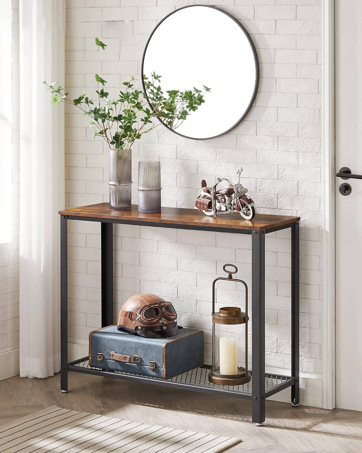 Industrial Style Console Table, Entryway Table