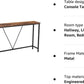 Console Table with Sturdy Steel Frame for Entryway, Living Room, Bedroom, Industrial Style, Brown Vintage and Black, Wood Material: Alloy, 120 X 23 X 74 Cm (L X W X H)