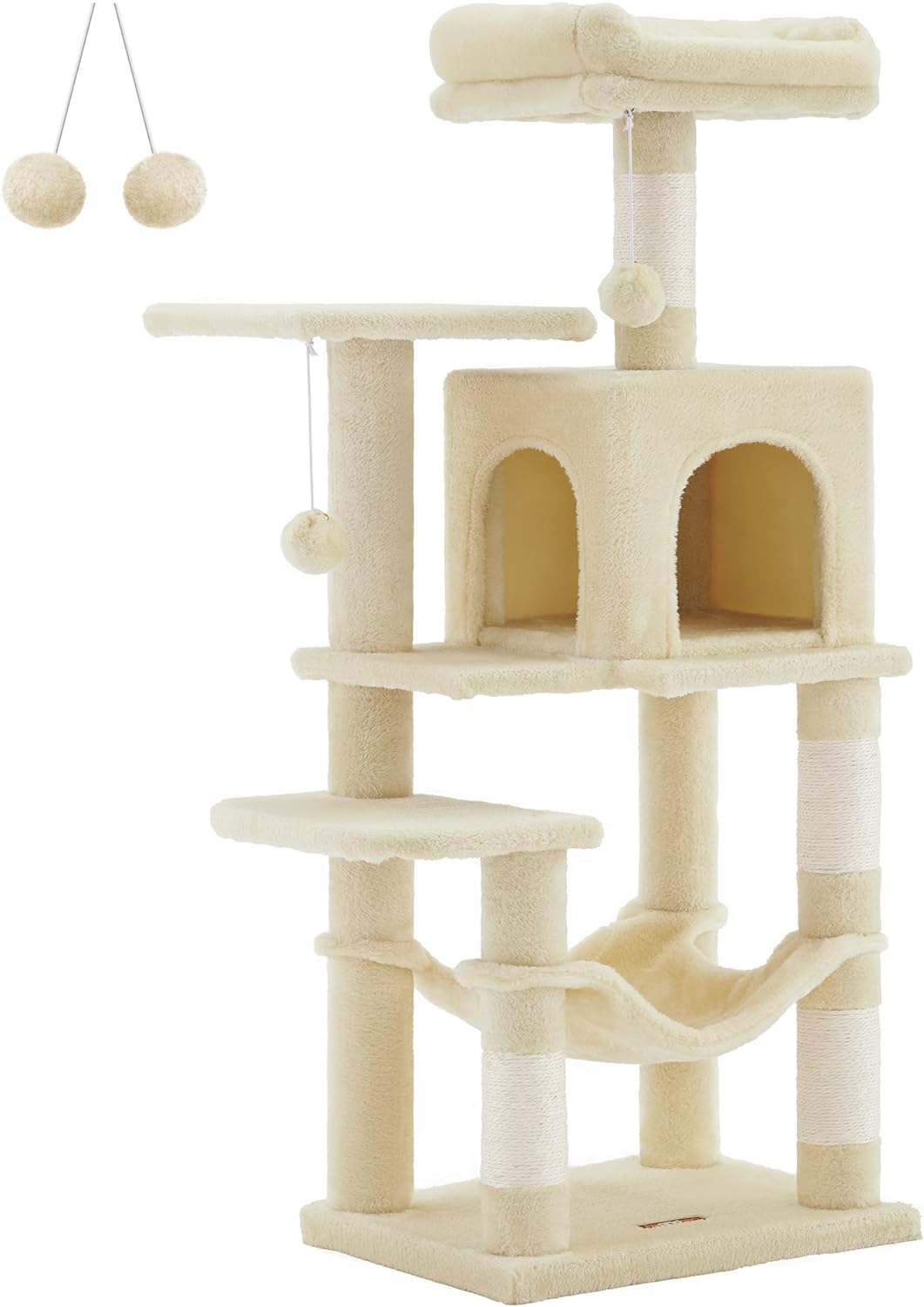 Cat Tree, Cat Condo with Hammock, 112 Cm-143 cm