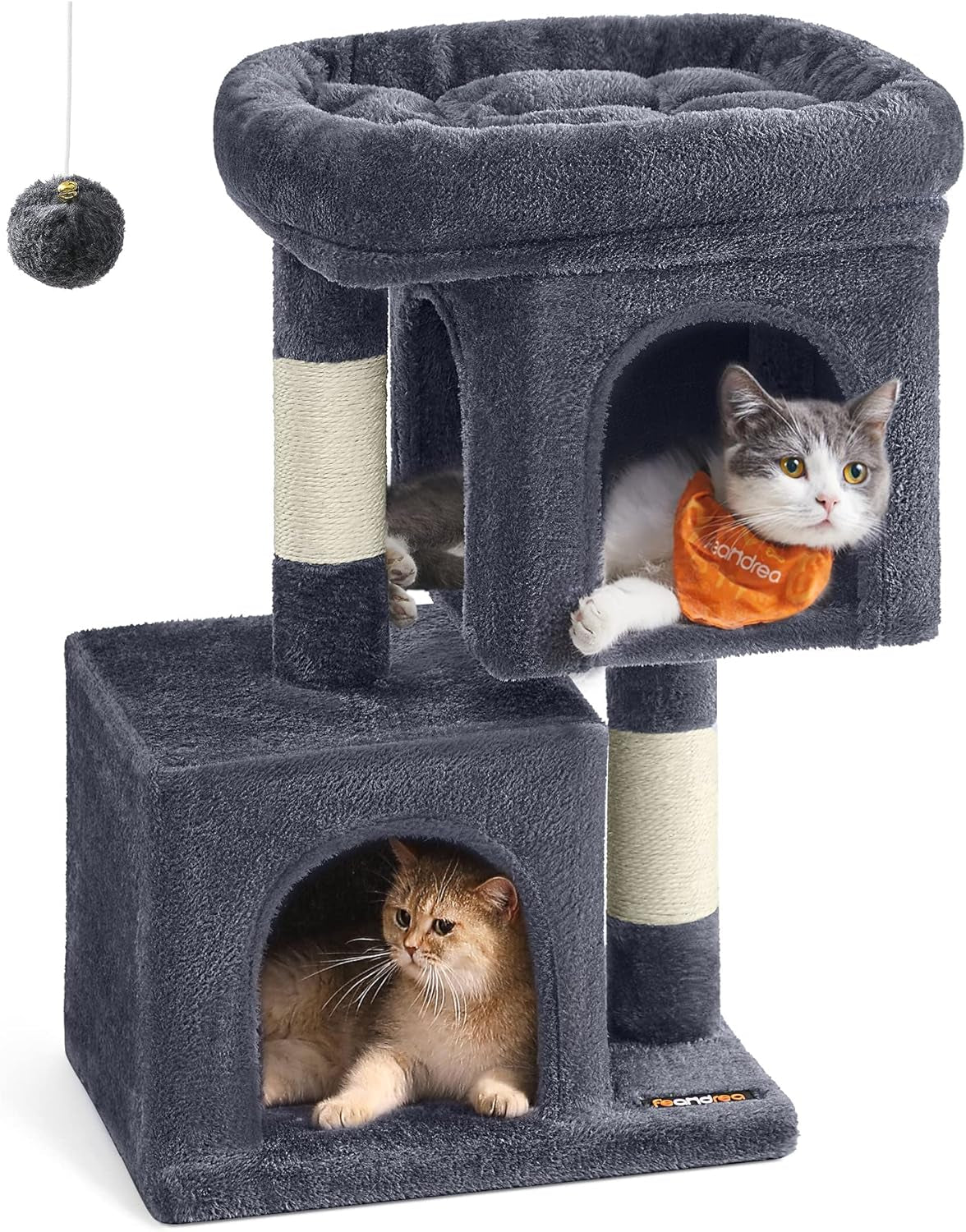 Cat Tree, 67 Cm Cat Tower, S, Cat Condo for Kittens up to 3 Kg