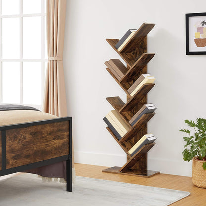 8 Tier Tree Bookshelf