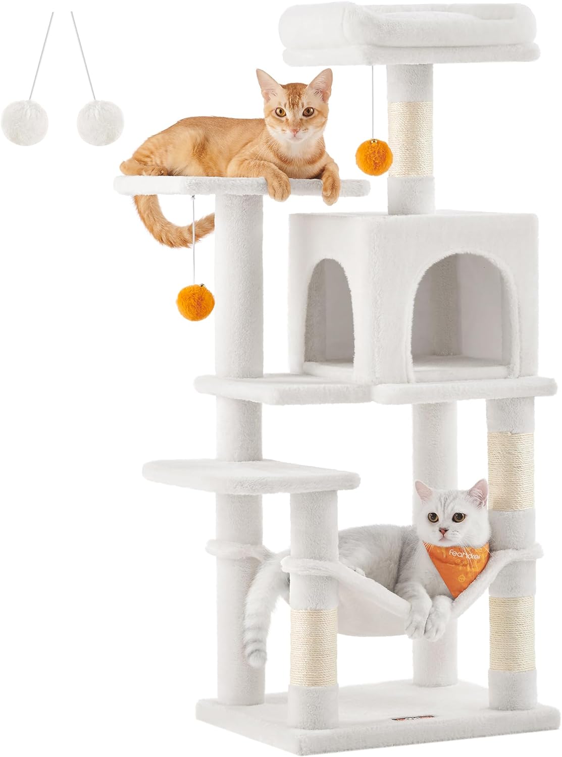 Cat Tree, Cat Condo with Hammock, 112 Cm-143 cm