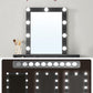 Dressing Table, LED Lights with Adjustable Brightness