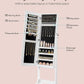 Modern Mirror Jewellery Cabinet Armoire