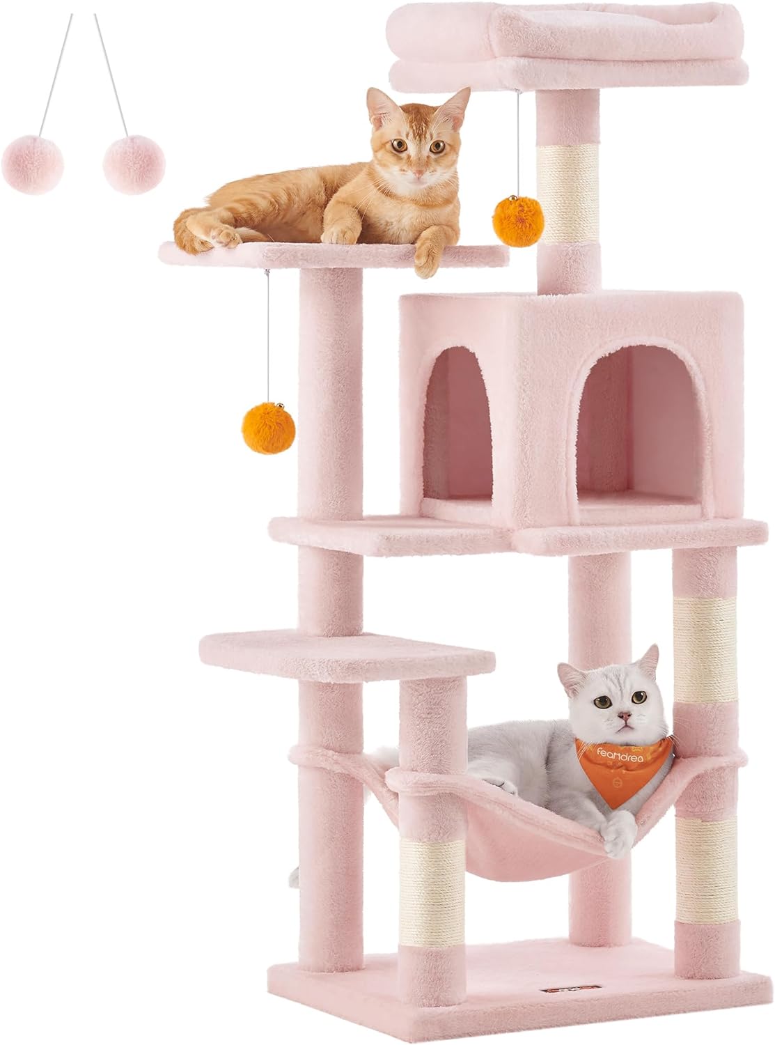 Cat Tree, Cat Condo with Hammock, 112 Cm-143 cm