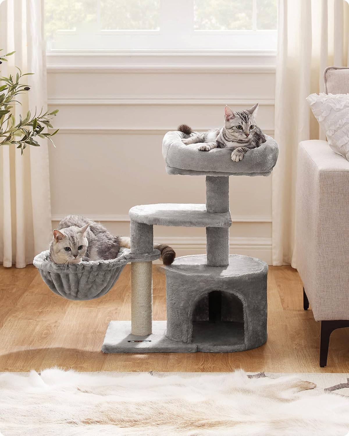 Cat Tree, Small Cat Tower, Kitten Scratching Post