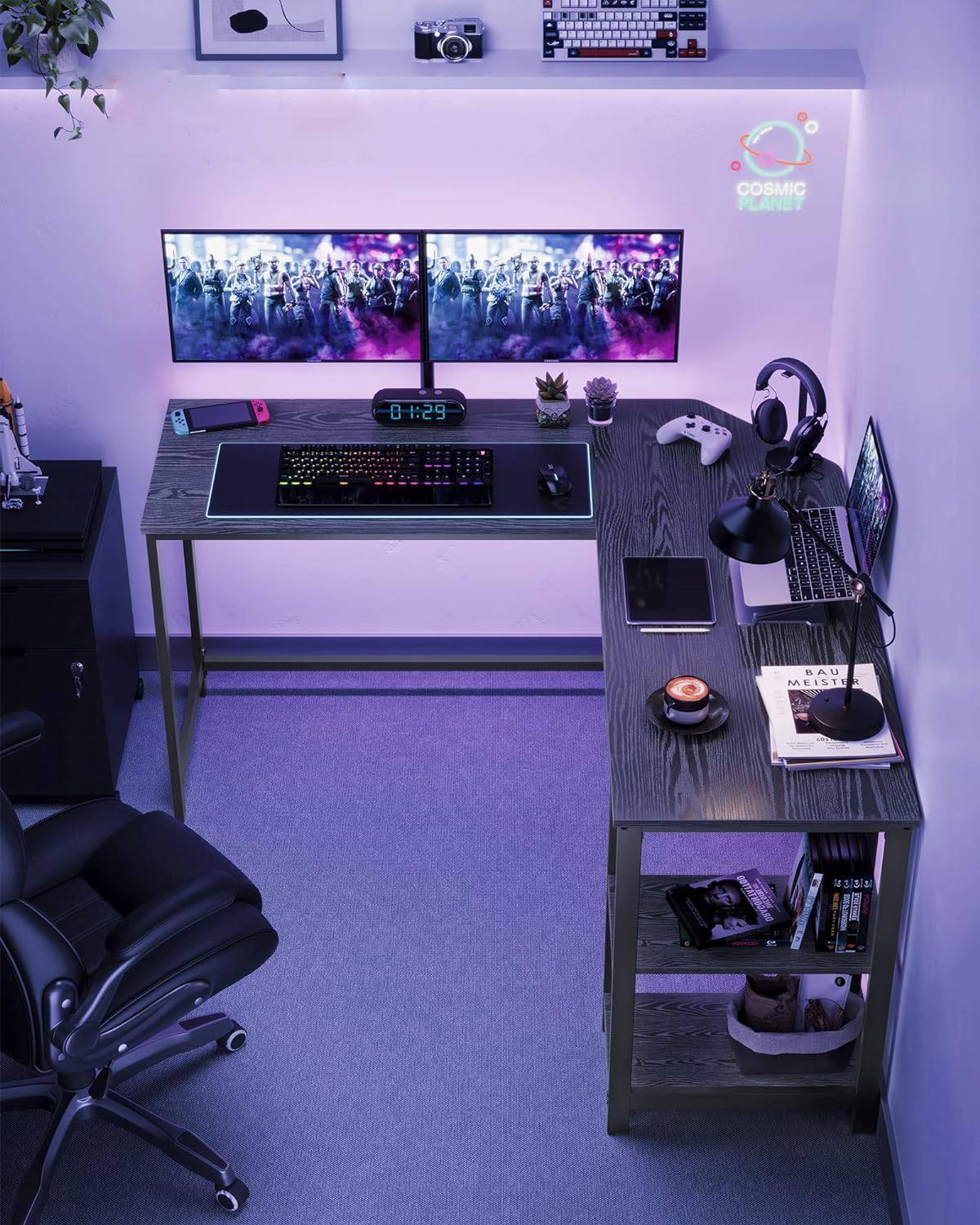 L-Shaped Computer Desk