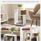 Modern Side Table, Bedside Table, Open Storage