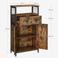 Industrial Style Storage Cabinet, Multipurpose Sideboard with Drawer and Adjustable Shelf