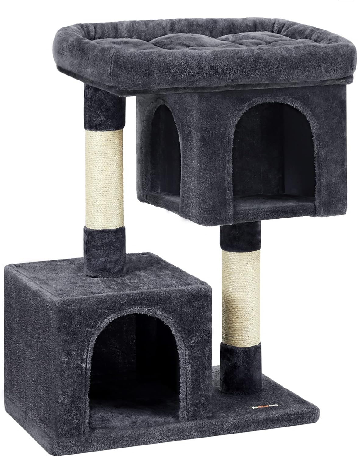 Cat Tree, 84 Cm Tower, L, Perch Condo for Large Cats up to 7 Kg