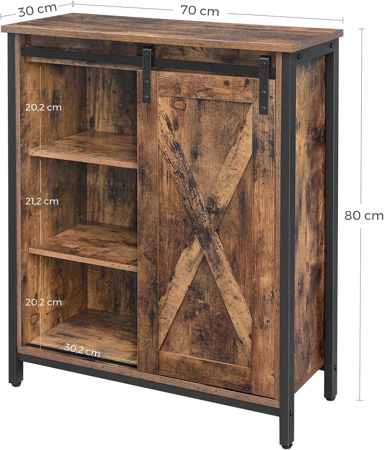 Industrial Style Storage Cabinet, Sideboard, Multipurpose Cabinet