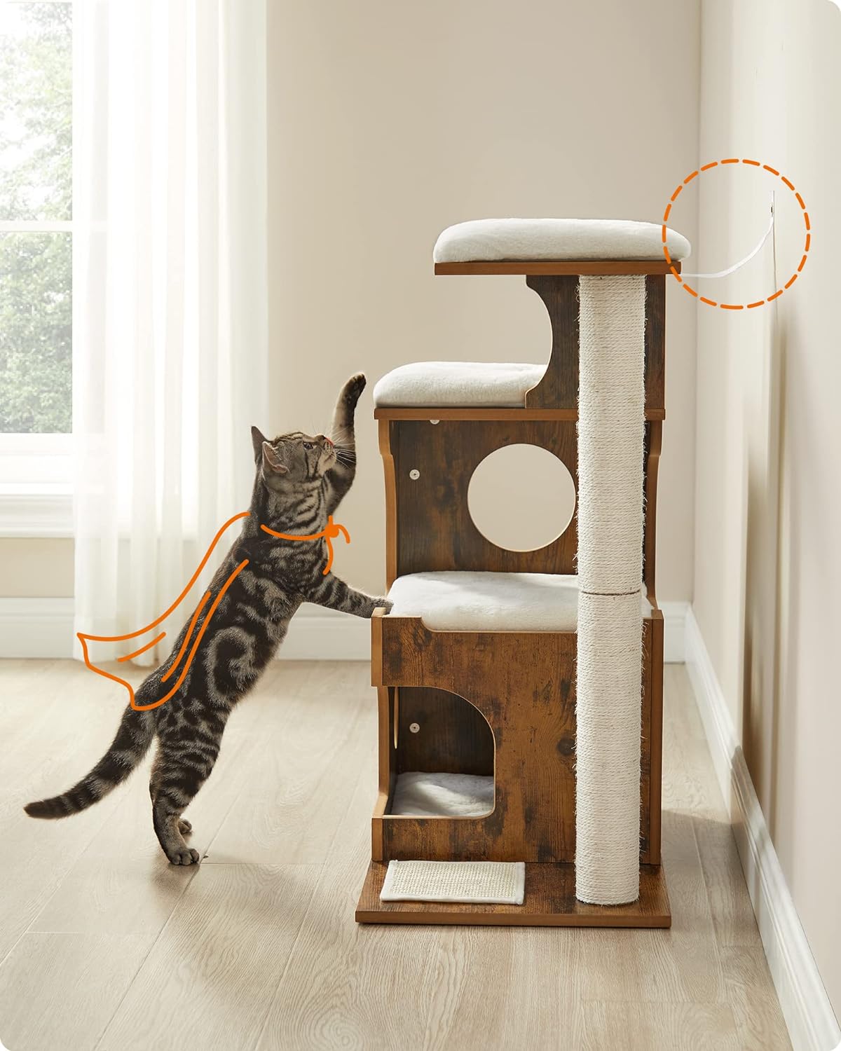 Industrial Style 3 Beds Cat Tree