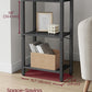 Industrial Style Bookcase, 4 Tier Bookcase, Ladder Shelf