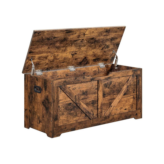 Industrial Ottoman Bench Storage Chest