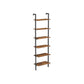 Insutrial Style 6-Tier Bookshelf and Ladder Shelf