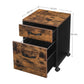 Industrial Style 2 Drawer File Cabinet