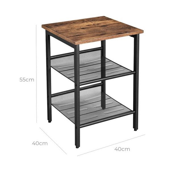 Industrial Style Side End Table