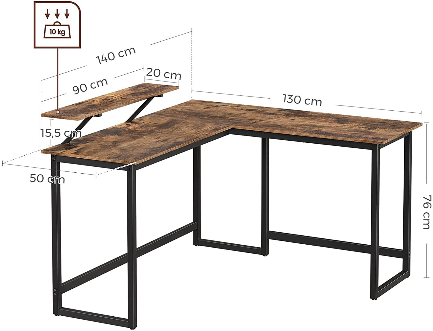 L-Shaped Computer Desk