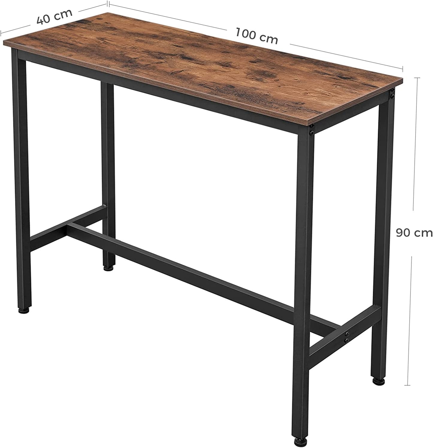 Narrow Rectangular Bar Table