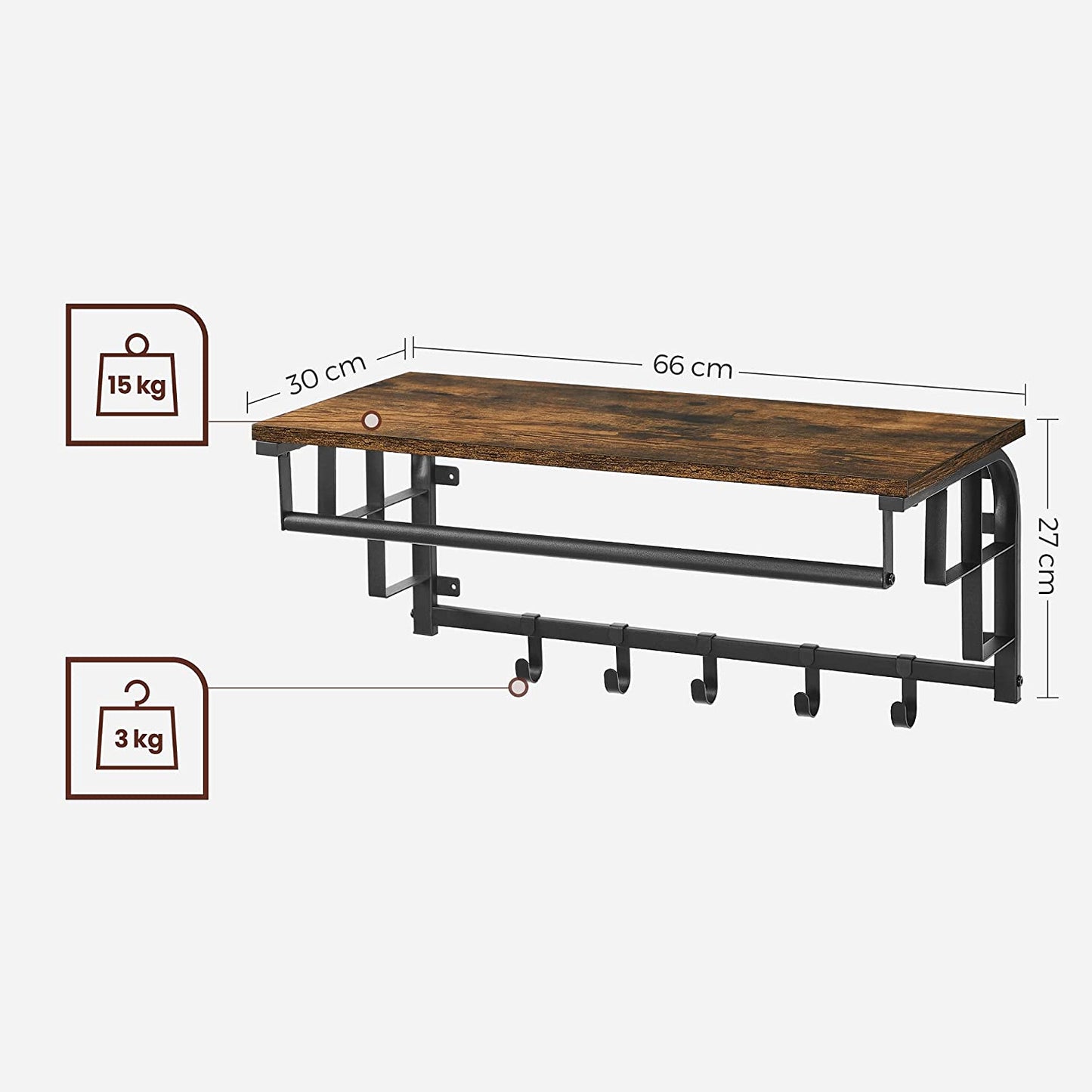 Wall Mounted Industrial Rack