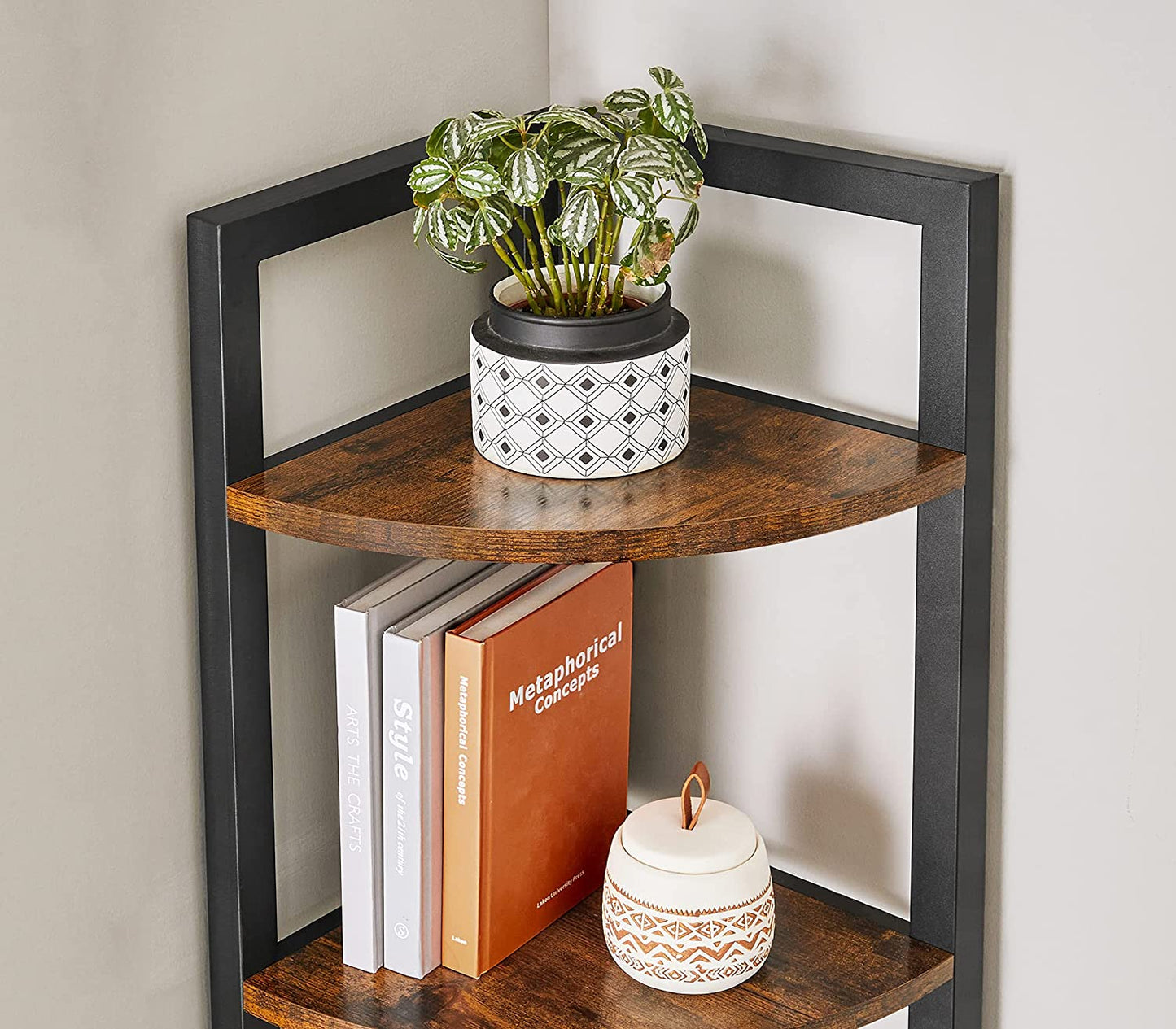 5-Tier Corner Shelf , Multipurpose Storage Shelf, Plant Stand