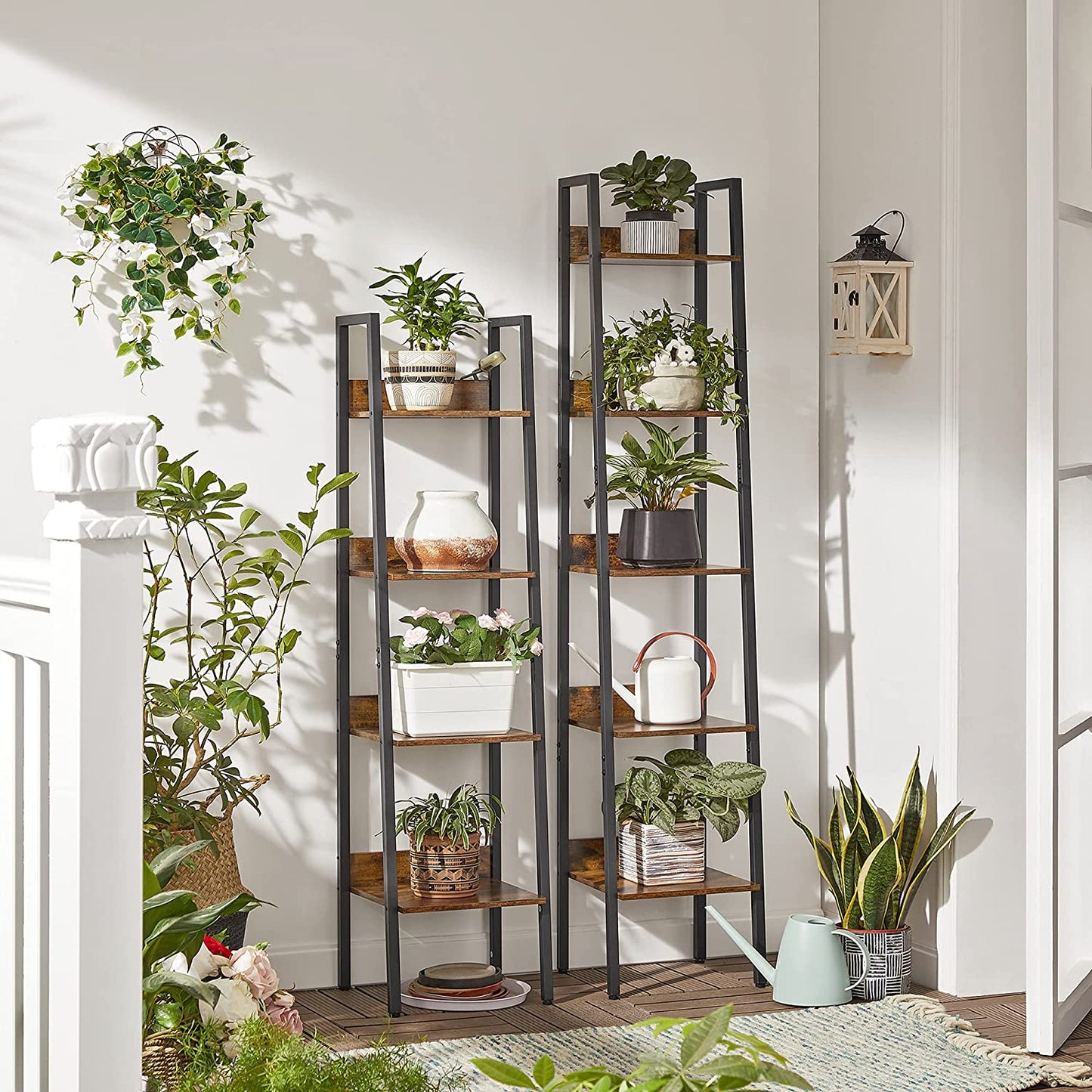 Industrial Style 5-Tier Narrow Storage Shelf