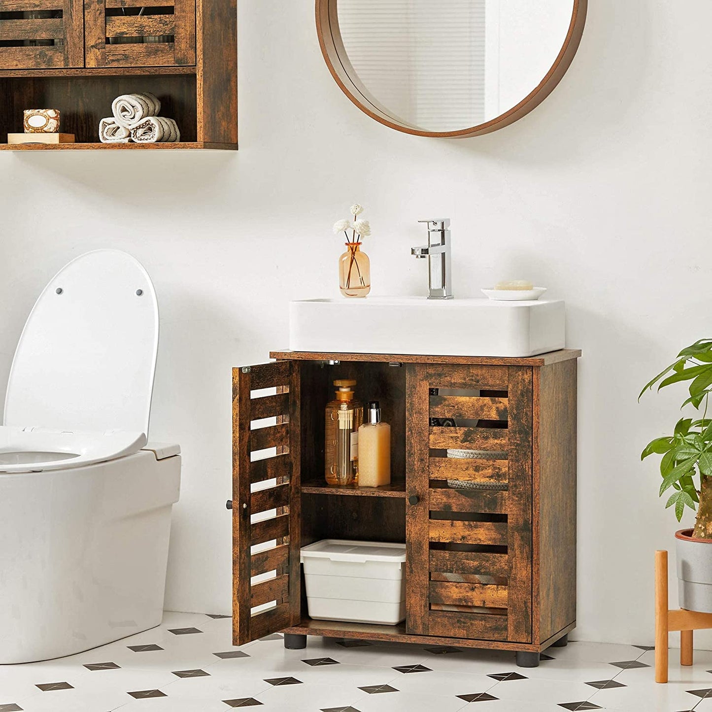 Bathroom Under Sink Cabinet Bathroom Floor Cabinet Storage Cupboard