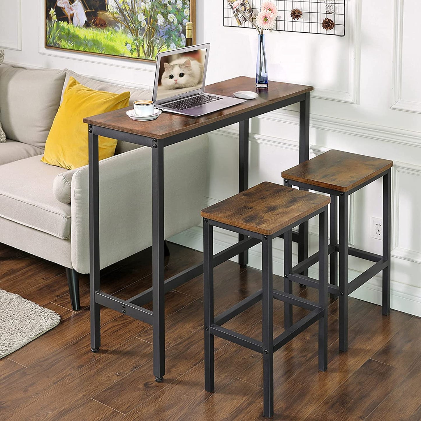 Narrow Rectangular Bar Table