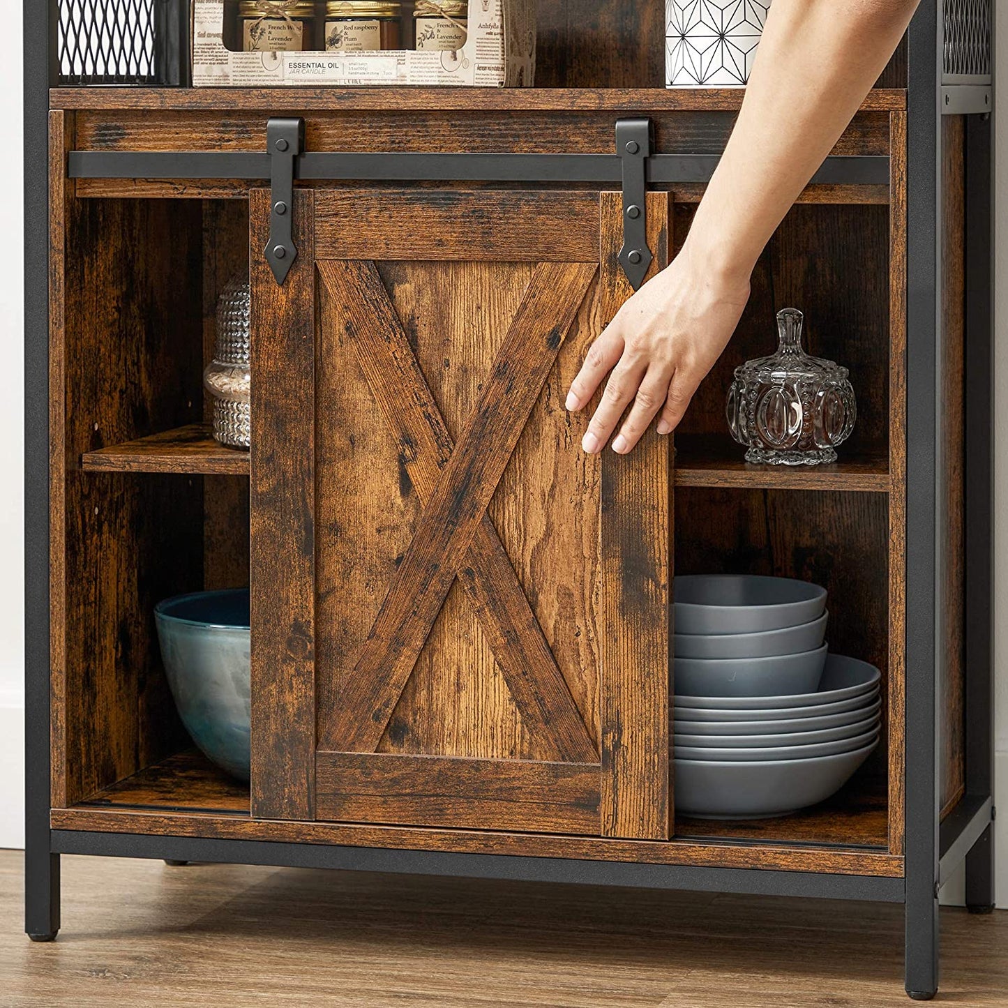 Storage Cabinet Cupboard for Bathroom Kitchen Free Standing