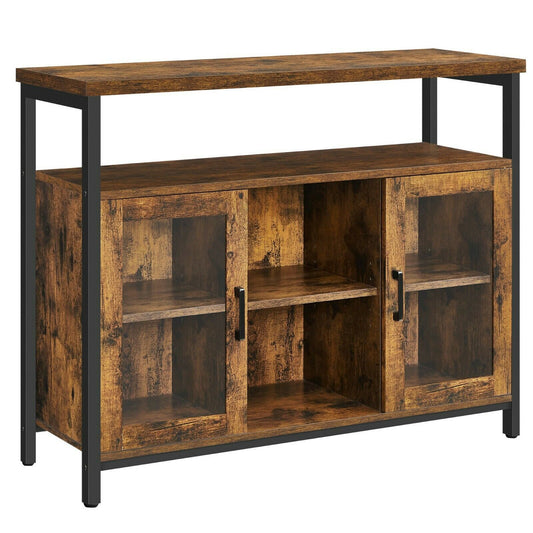 Sideboard Buffet Table TV Cabinet with Adjustable Shelves with 2 Doors