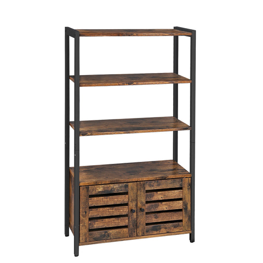 Floor Standing Bookcase Cabinet Shelf Storage Display case Industrial