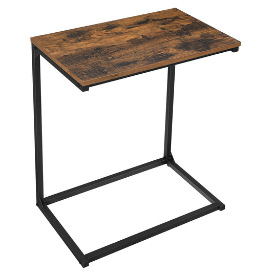 Side Table, Small Sofa Table, End Table, Laptop Table, for Bedroom