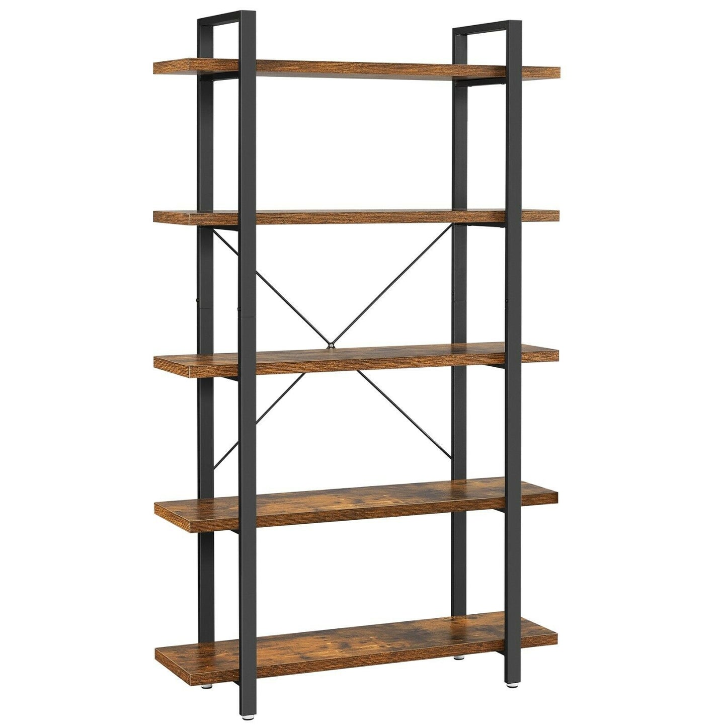 Vintage 5-Layer Bookcase Bookshelf