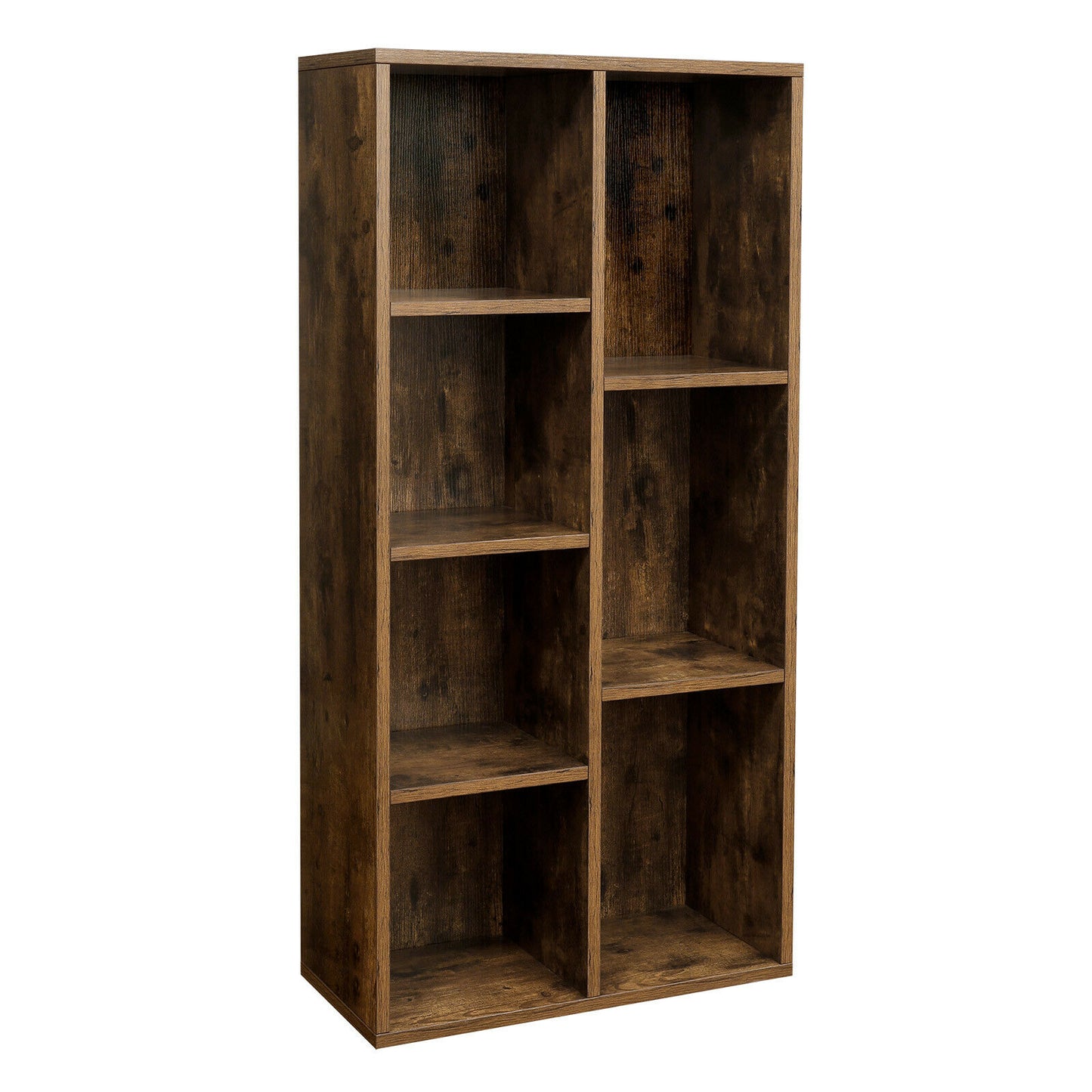 7-Compartment Bookcase, 7 Slots Bookshelf, Display Cabinet Storage Rack