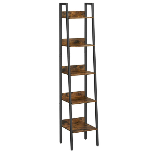 Industrial Style 5-Tier Narrow Storage Shelf